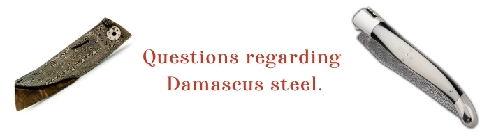 Regarding Damascus Steel